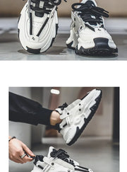 Men's Sneakers Light Luxury Fashion All-match Casual Platform Shoes Outdoor Non-slip Wear-resistant Designer Men Shoe 2025