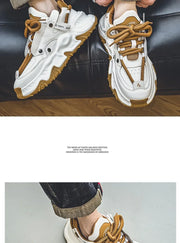 Men's Sneakers Light Luxury Fashion All-match Casual Platform Shoes Outdoor Non-slip Wear-resistant Designer Men Shoe 2025