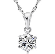 Bridesmaid Jewelry Set for Wedding 925 sterling silver chains Necklace Earring For Women Gemstone Rings Party Jewelry Sets