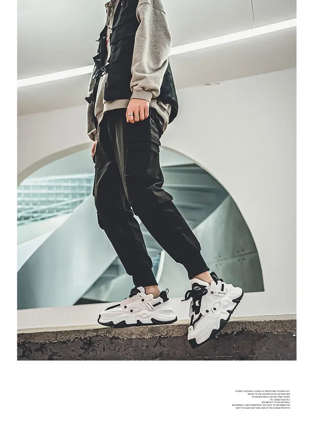 Men's Sneakers Light Luxury Fashion All-match Casual Platform Shoes Outdoor Non-slip Wear-resistant Designer Men Shoe 2025