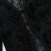 Women s Chiffon Blouse with Flared Sleeves V Neck Elegant Office Wear Autumn 2025 New Fashion Ruffle Trim Chic Style woman cloth