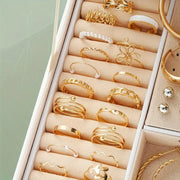 86 Pcs Jewelry Set Including Necklaces, Earrings, Rings, with Everyday Clothing, Party Accessories (no Box)