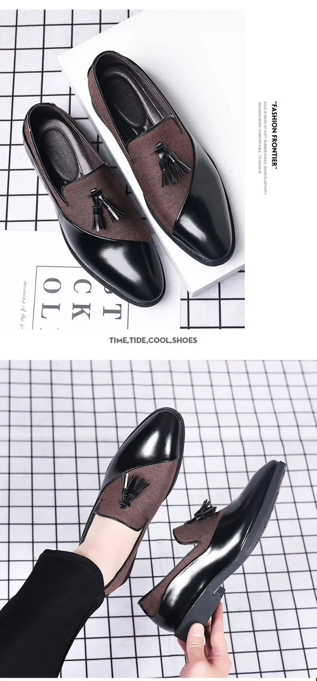 Shoe for Men Designer Leather Shoes Business Versatile Loafers Men Dress Shoes Sapatos Masculinos Zapatos Para Hombres