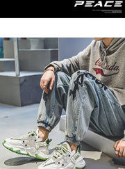 Men's Sneakers Light Luxury Fashion All-match Casual Platform Shoes Outdoor Non-slip Wear-resistant Designer Men Shoe 2025