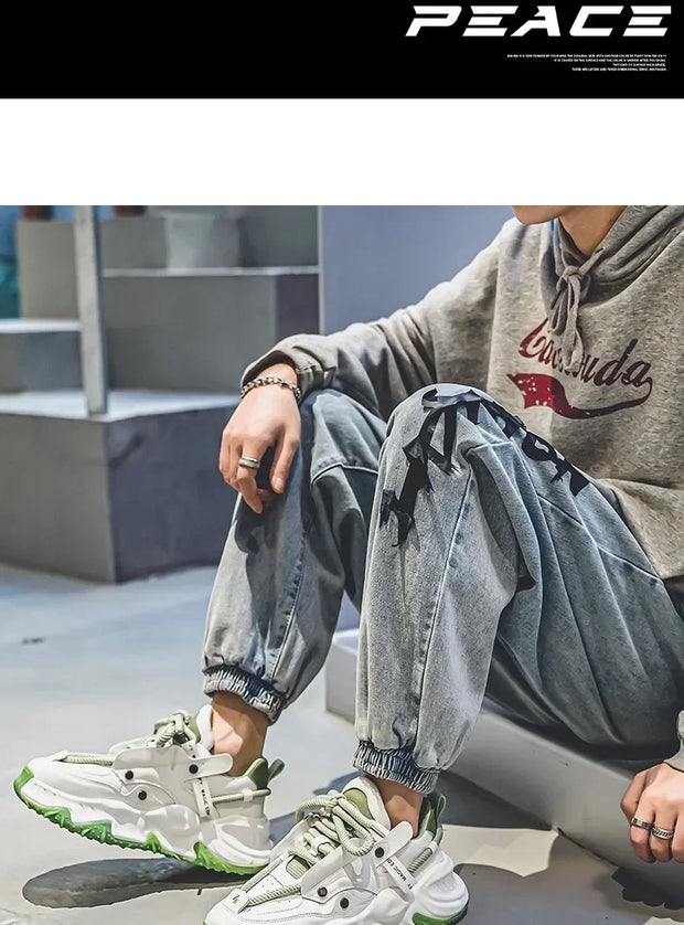 Men's Sneakers Light Luxury Fashion All-match Casual Platform Shoes Outdoor Non-slip Wear-resistant Designer Men Shoe 2025