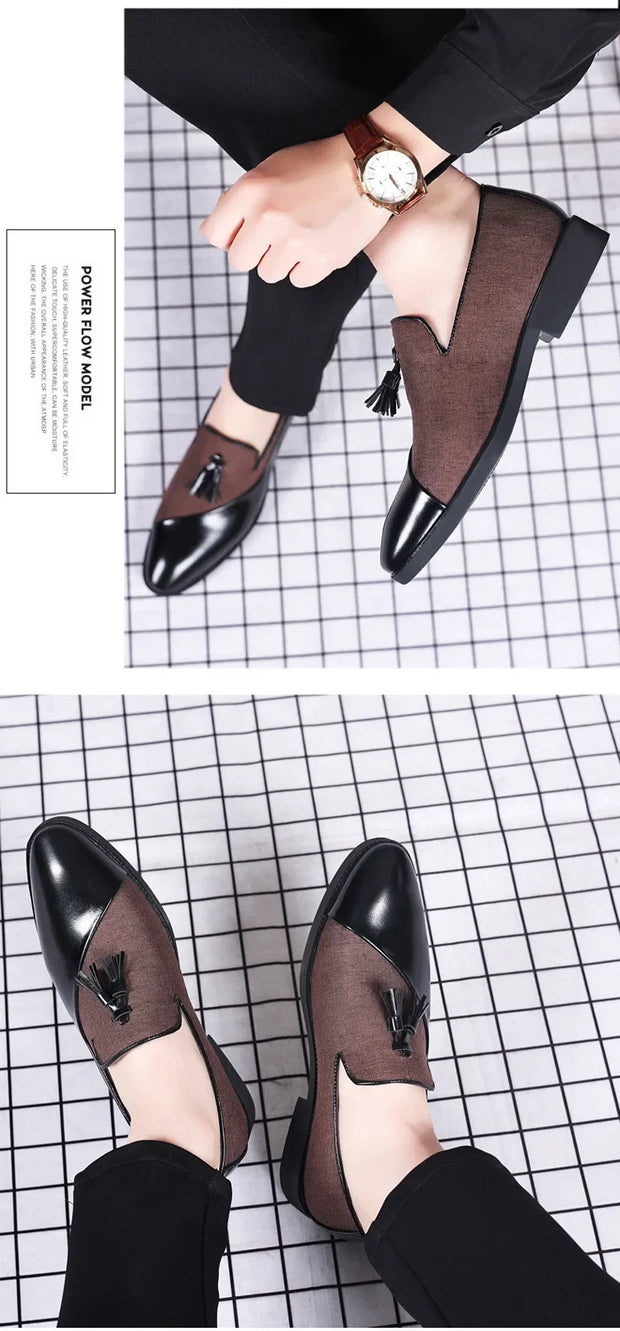 Shoe for Men Designer Leather Shoes Business Versatile Loafers Men Dress Shoes Sapatos Masculinos Zapatos Para Hombres