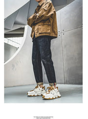 Men's Sneakers Light Luxury Fashion All-match Casual Platform Shoes Outdoor Non-slip Wear-resistant Designer Men Shoe 2025