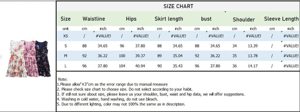 New women's clothing European and American style fashionable simple chiffon multi-layer printed sleeveless dress