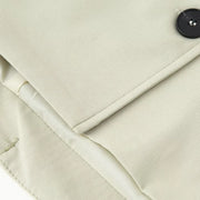 2025 new women's clothing European and American style fashionable design sense lapel bat style short windbreaker