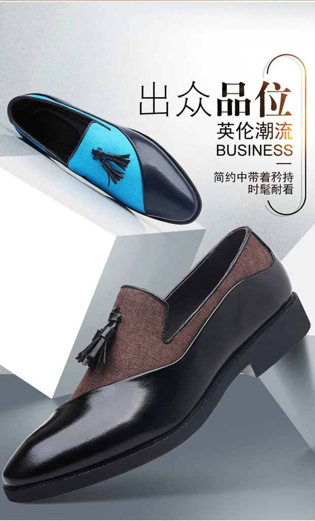 Shoe for Men Designer Leather Shoes Business Versatile Loafers Men Dress Shoes Sapatos Masculinos Zapatos Para Hombres
